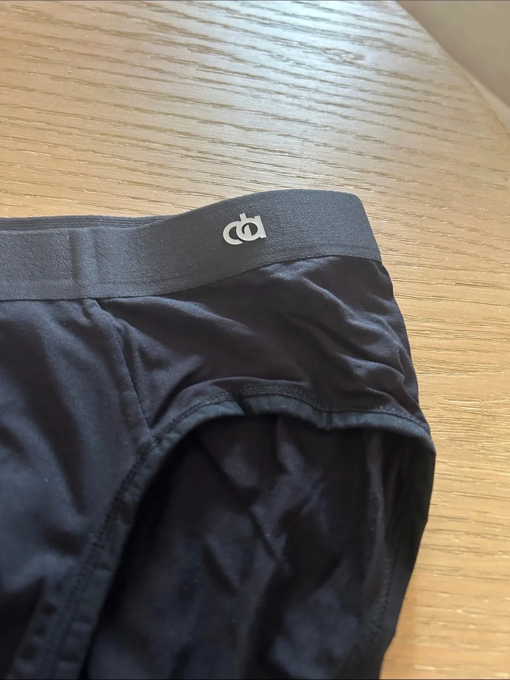 DAVID ARCHY Seamless Brief Modal Soft Breathable No Fly 4 Pack, Black, Small NWT
